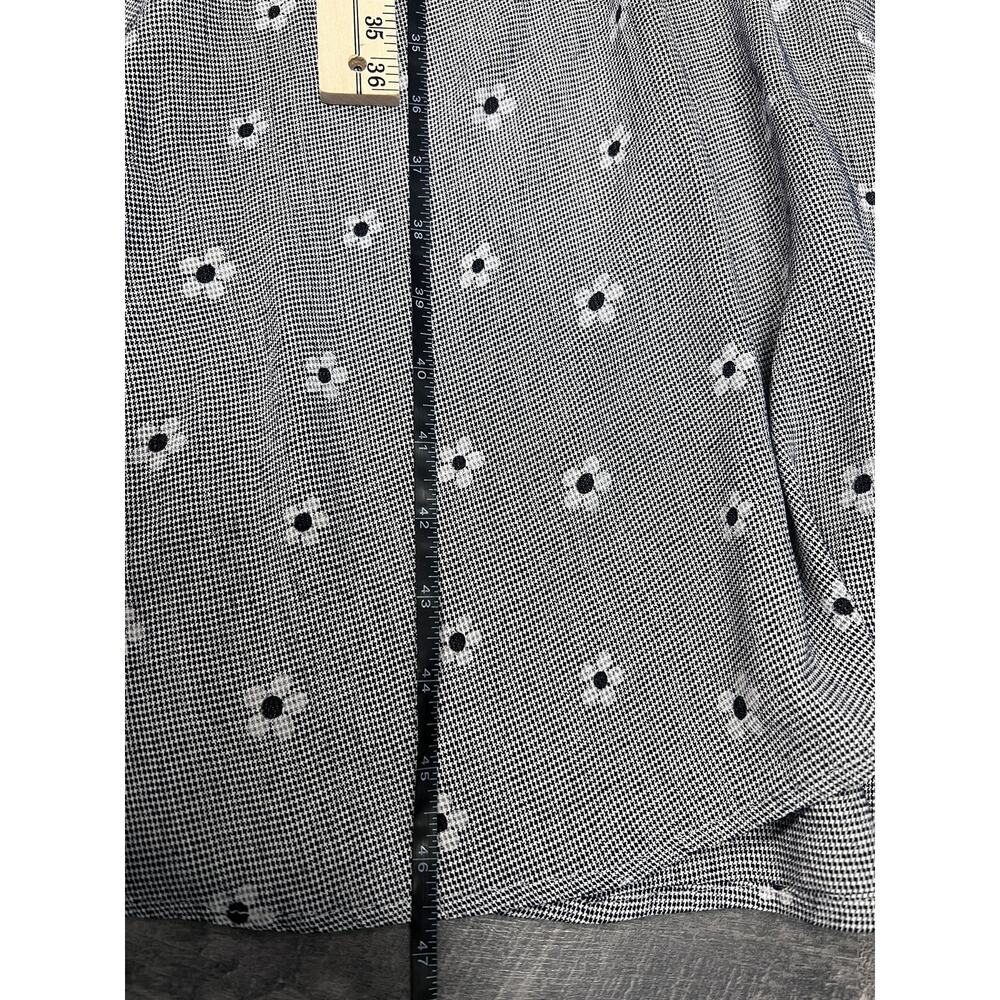 Impulsive Midi Dress Women M Button Front Polka Dot Sleeveless Minimal Sundres - Picture 7 of 7